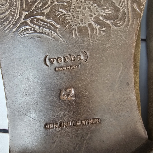 Verba Made In Italy Suede Skull Print Monk Shoes Size US9 - Picture 10 of 13